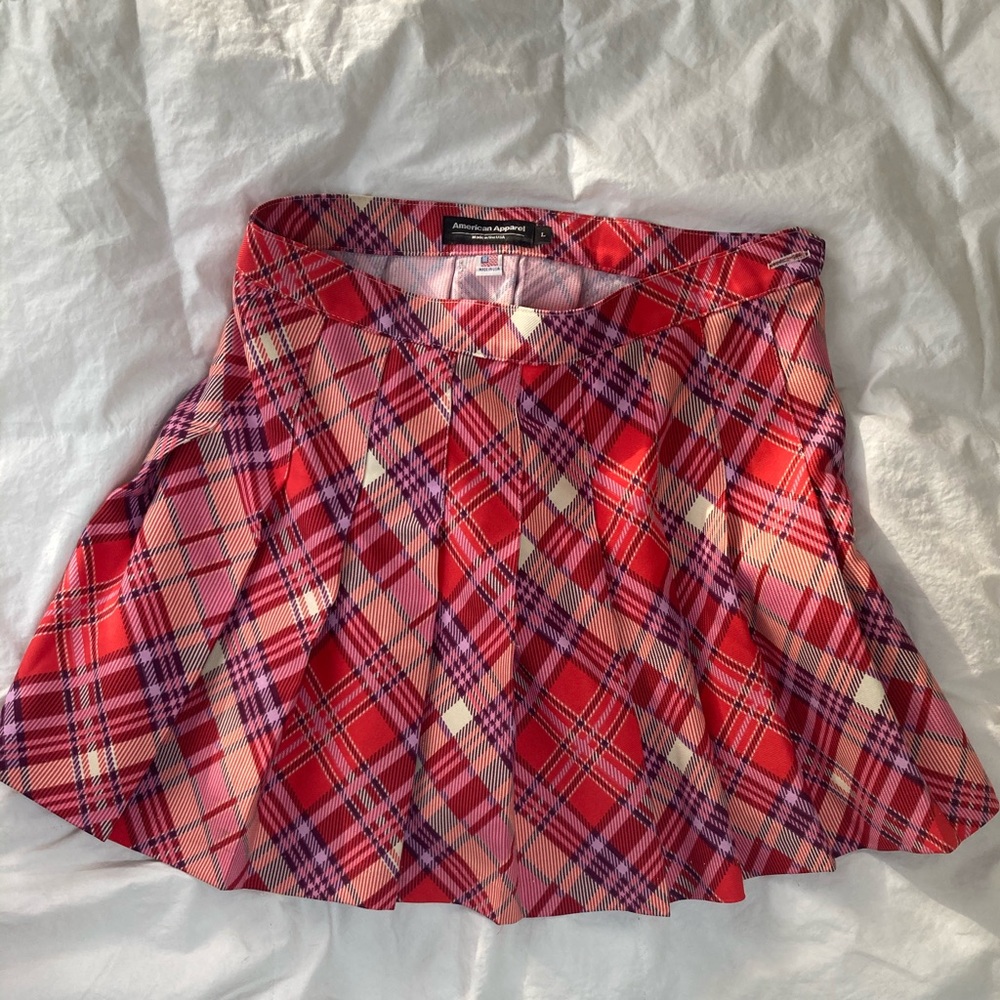 American apparel pleated skirt